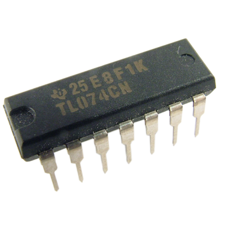 TL074CN Low-Noise JFET-Input Operational Amplifiers